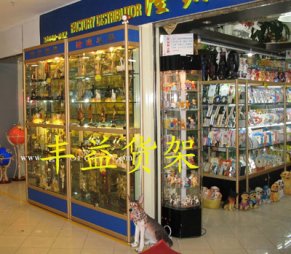钛合金精品架精品柜 珠海货架生产厂家